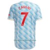 Camiseta de fútbol Manchester United Edinson Cavani 7 Segunda Equipación 2021/22 - Hombre